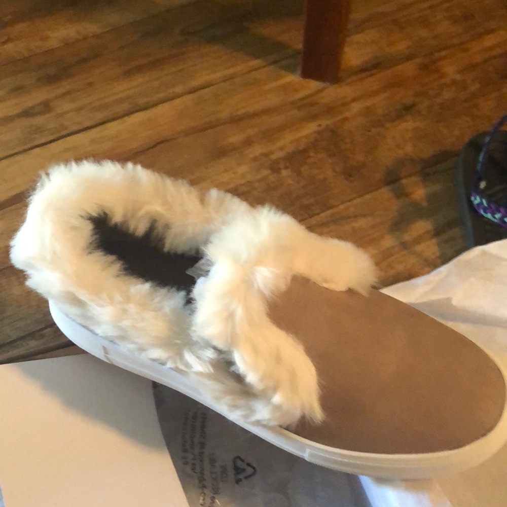 Tan just fab sneakers